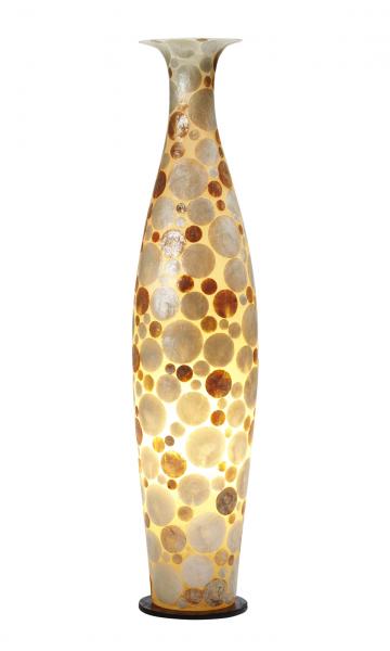 Perlmuttlampe Flaschenform  "Nizza "